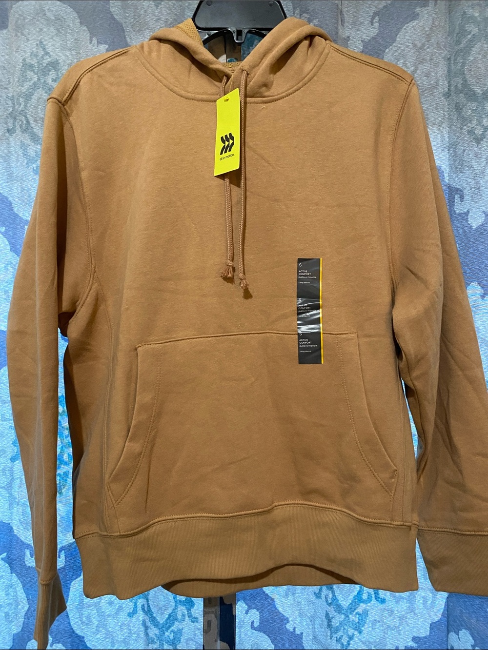 all in motion Men's Pullover Hoodie in Caramel Brown
